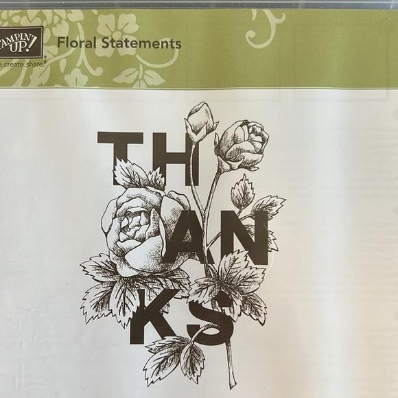 Stampin’ Up! Floral Statements Stamp Set NWT - Picture 2 of 8